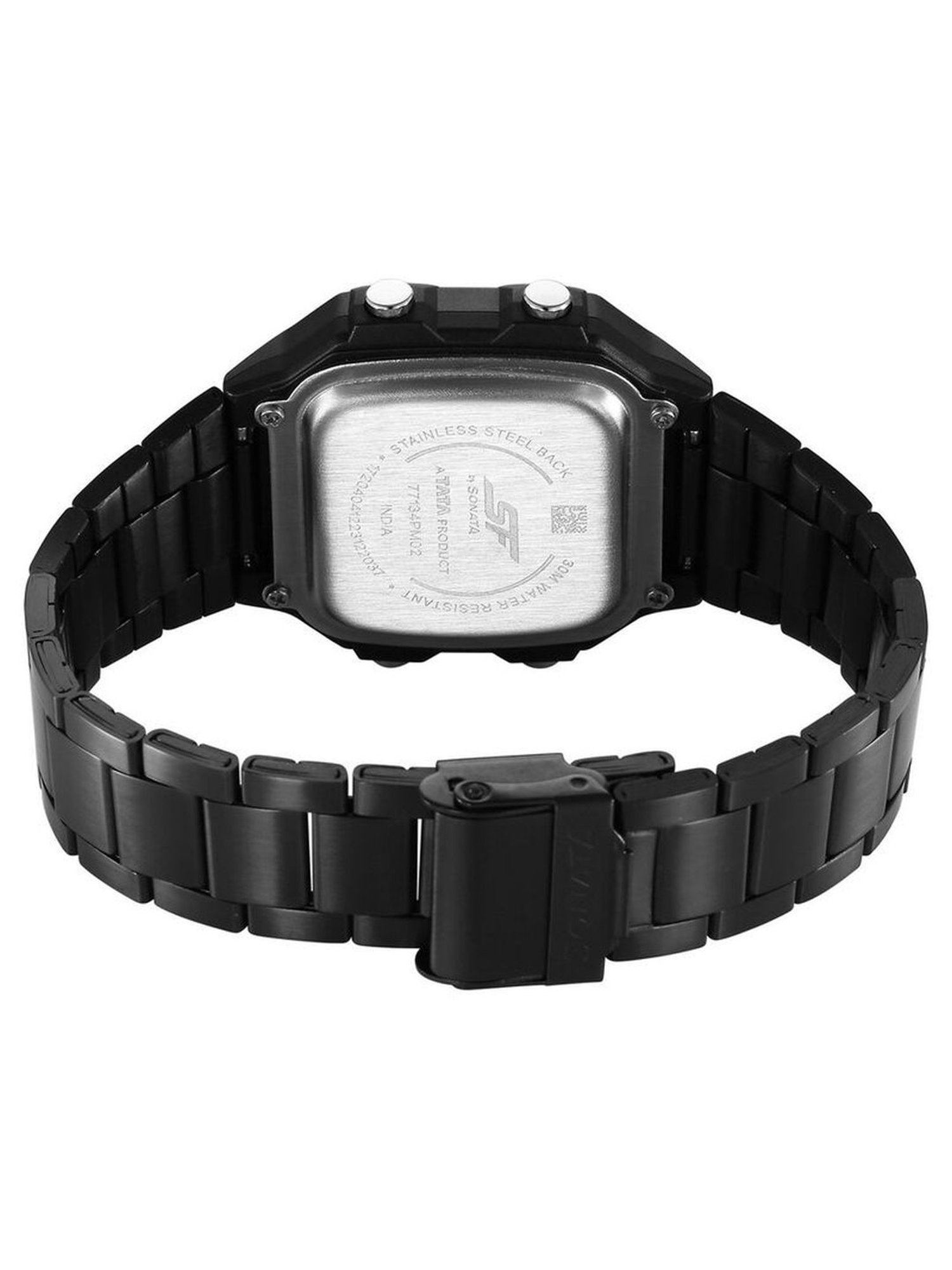 Sonata 77134PM02W Super Fibre Unisex Digital Watch