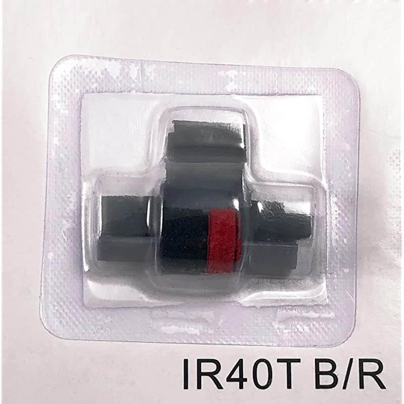 Ink Roller Black and Red Compatible with Canon P23DH V Calculator Casio HR100TM HR150TM 3 Pack