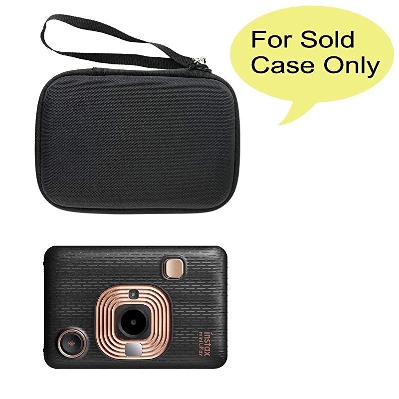 Hard Travel Case Replacement for Fujifilm Instax Mini Liplay Hybrid Instant Camera Black Case