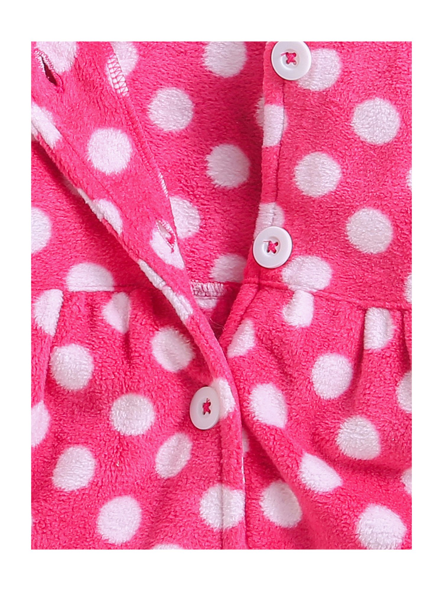 Nino Bambino Kids Red & Pink Printed Full Sleeves Jacket
