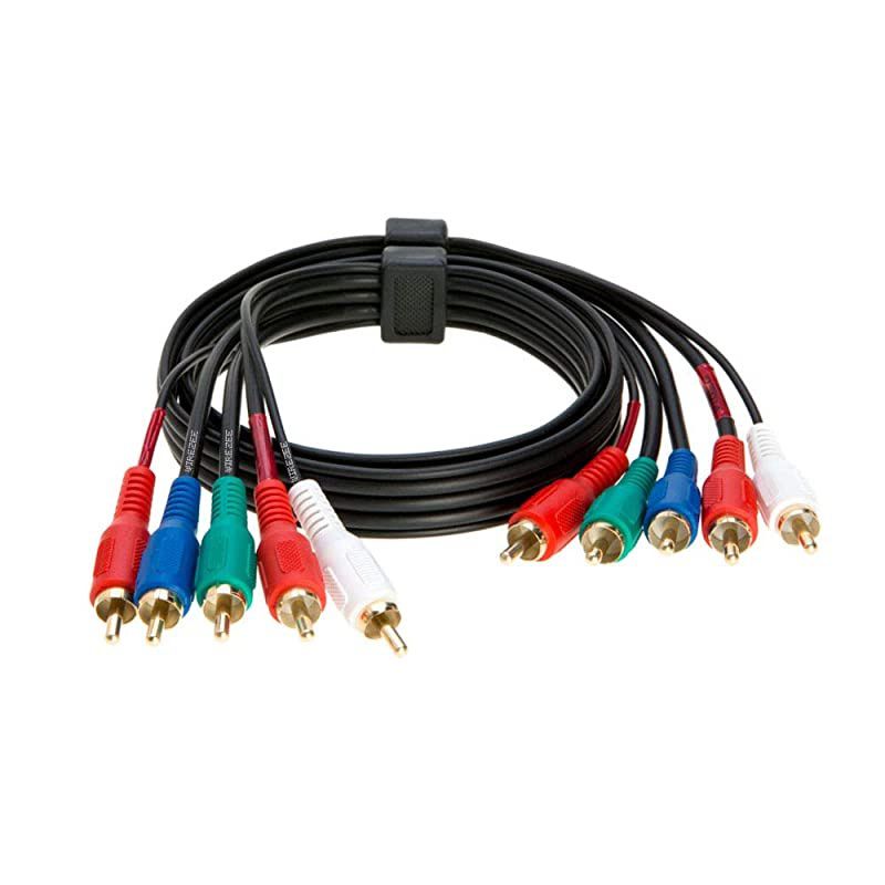 Male Component VideoAudio Cable Gold Plated 3ft 6ft 12ft 25ft 50ft 3FT