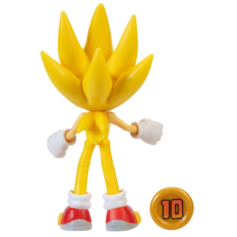 Modern Super Sonic the Hedgehog with Super Ring