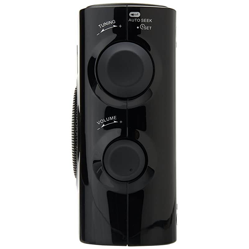 PR-D5BK AM/FM Portable Radio with Digital Tuning and RDS (Black)