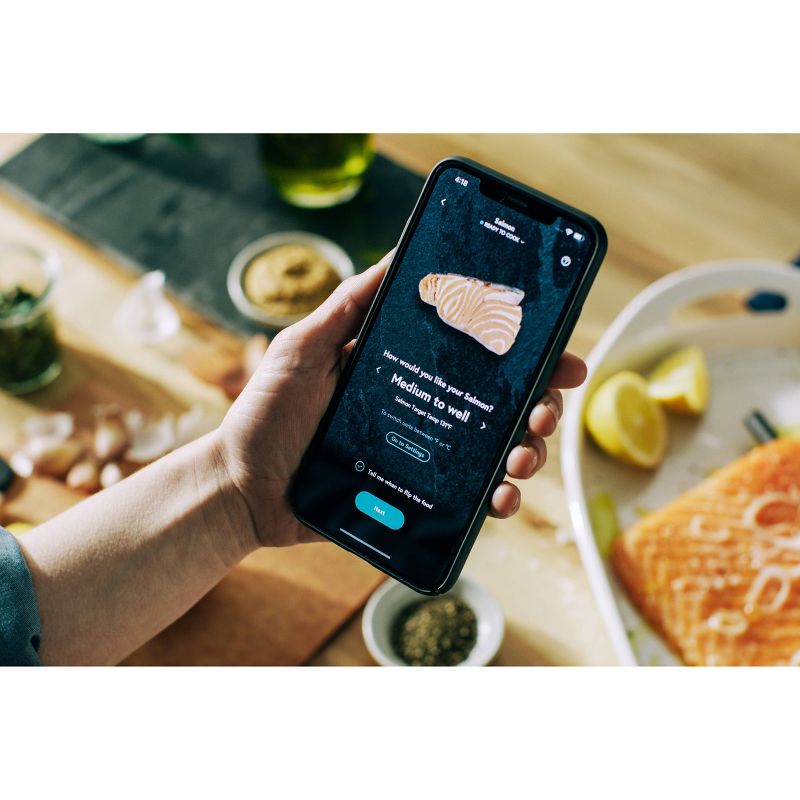 Yummly Smart Meat Thermometer with Wireless Bluetooth Connectivity White - YTE000W5K