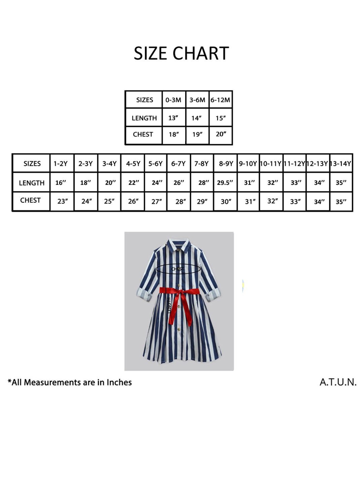 A.T.U.N. Yellow & White Striped Full Sleeves Shirt Dress