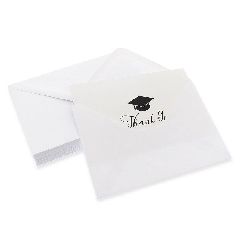 Sustainable Greetings 36 Pack Graduation Thank You Greeting Cards with White Envelopes Bulk Boxed Set, 4 x 6 in