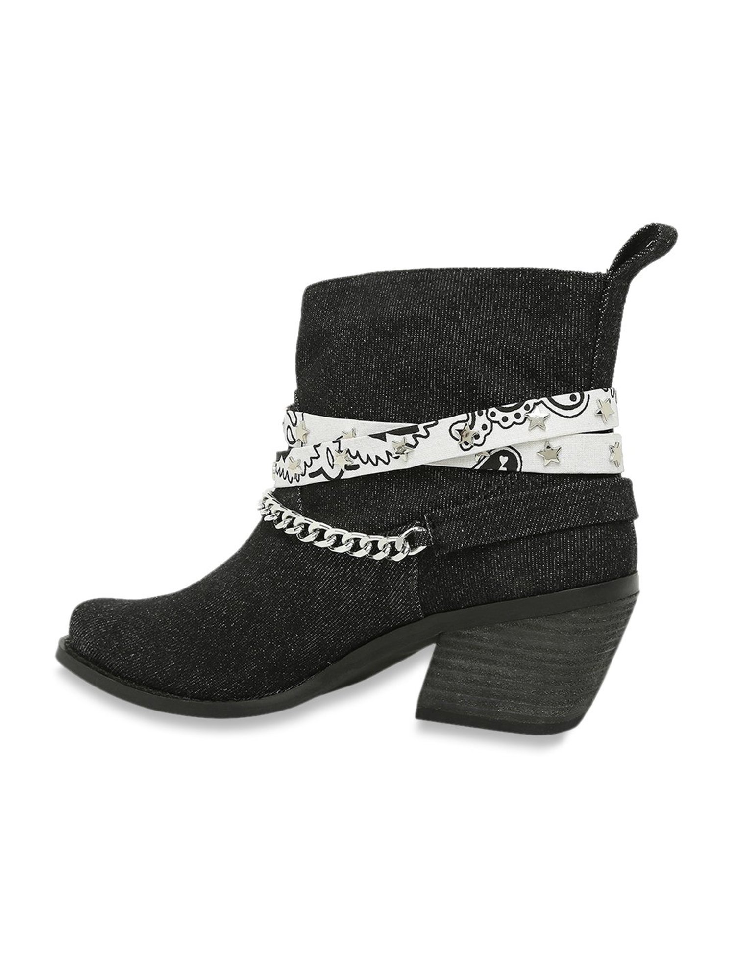 Tao Paris Women's Budapest Black Casual Booties