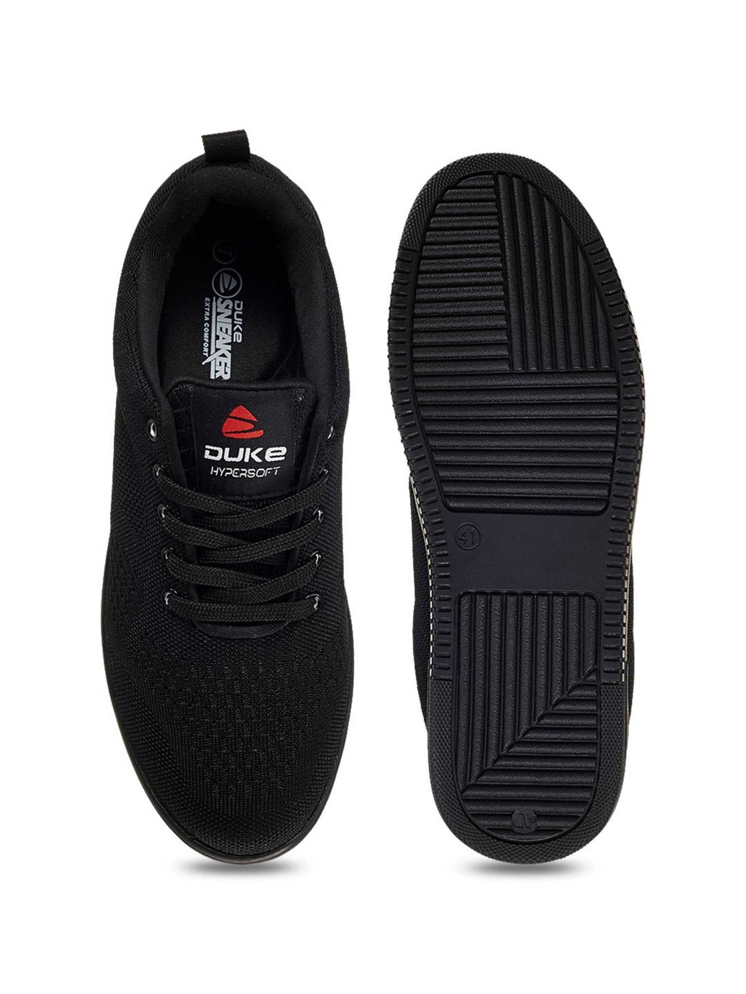 Duke Men's Black Casual Sneakers