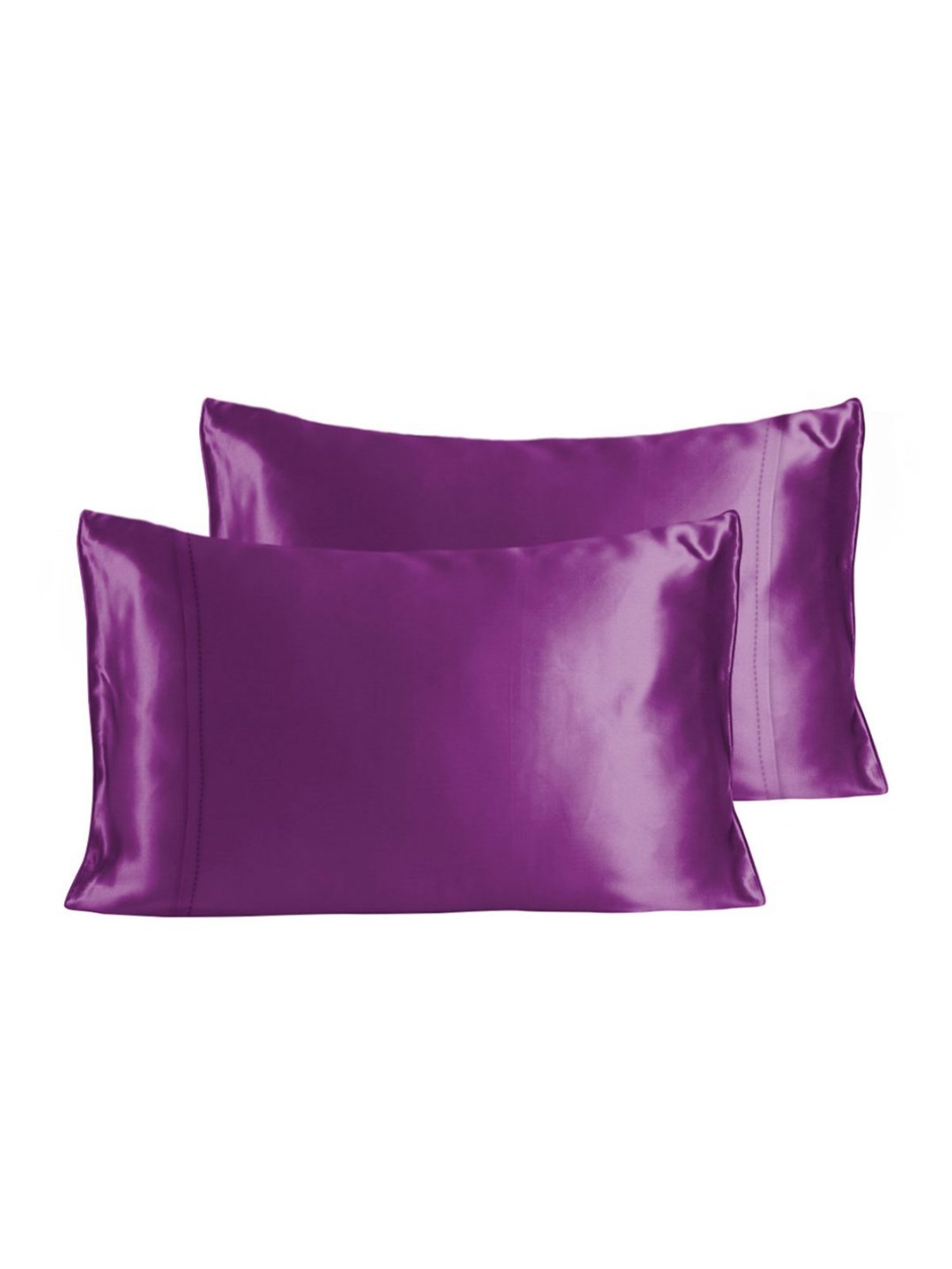 Stoa Paris Date Night Collection Purple Polyester 300 TC Pillow Covers - Set of 2