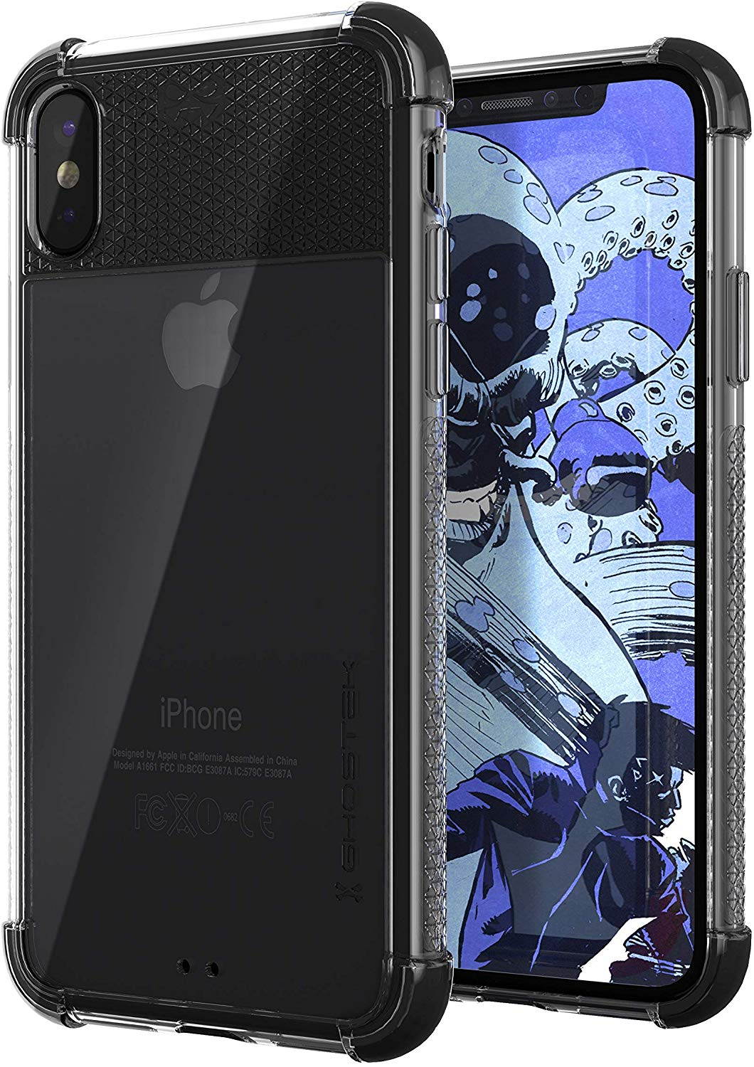 Moshi Vitros Clear Case for iPhone 11 - For Apple iPhone 11 Smartphone - Clear, Raven Black - High Gloss
