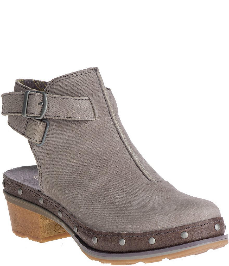 Chaco Cataluna Leather Studded Clogs