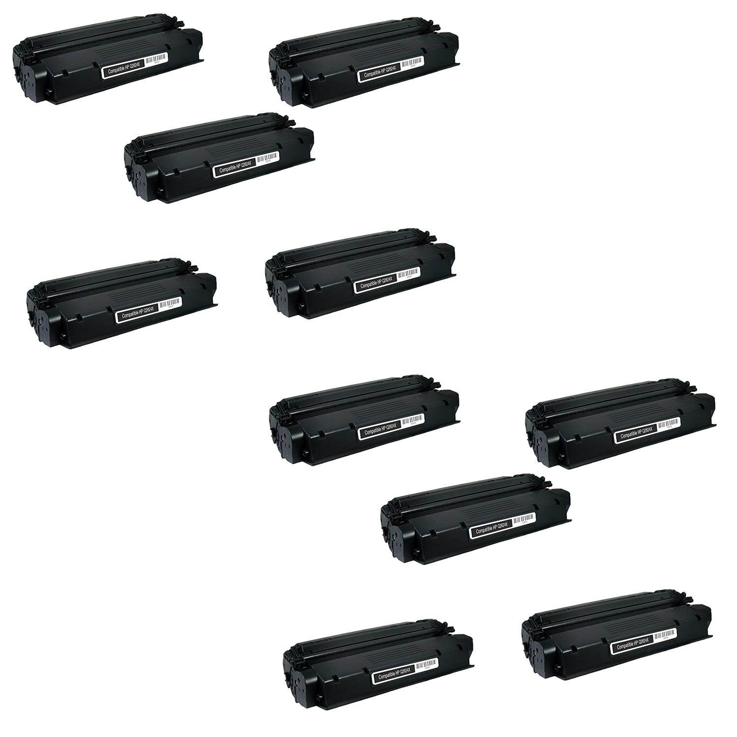 Compatible New York Toner 10 Pack Of Q2624X Toner Cartridge - Black