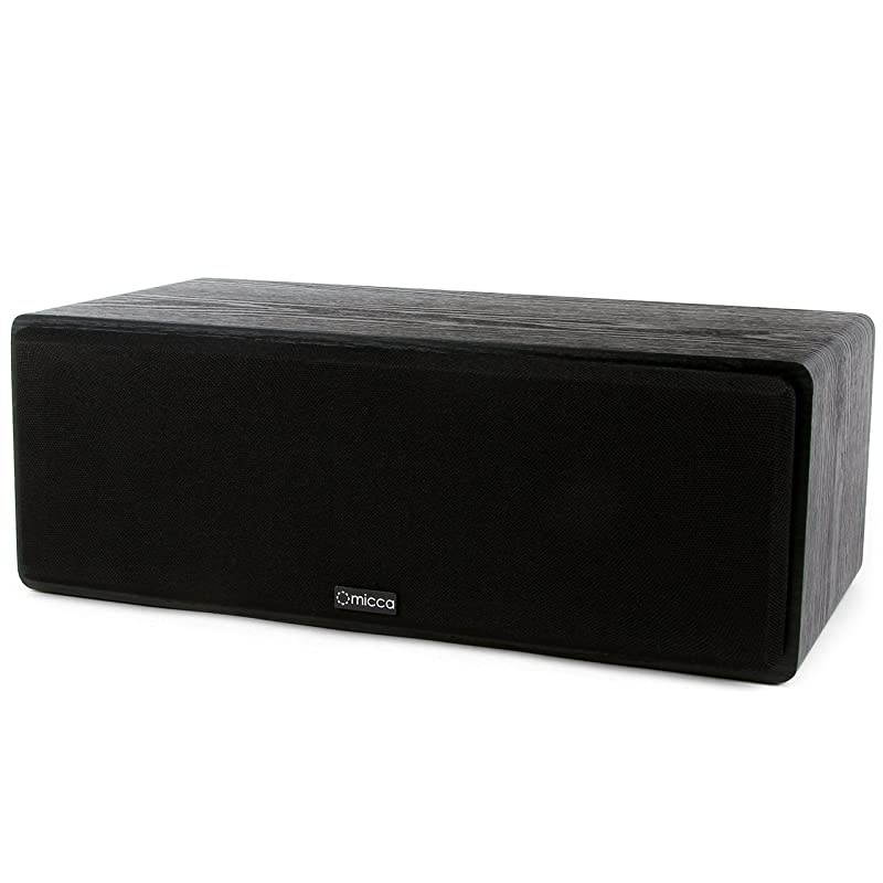 MB42-C Center Channel Speaker with Dual 4-Inch Carbon Fiber Woofer and Silk Dome Tweeter (Black, Each)