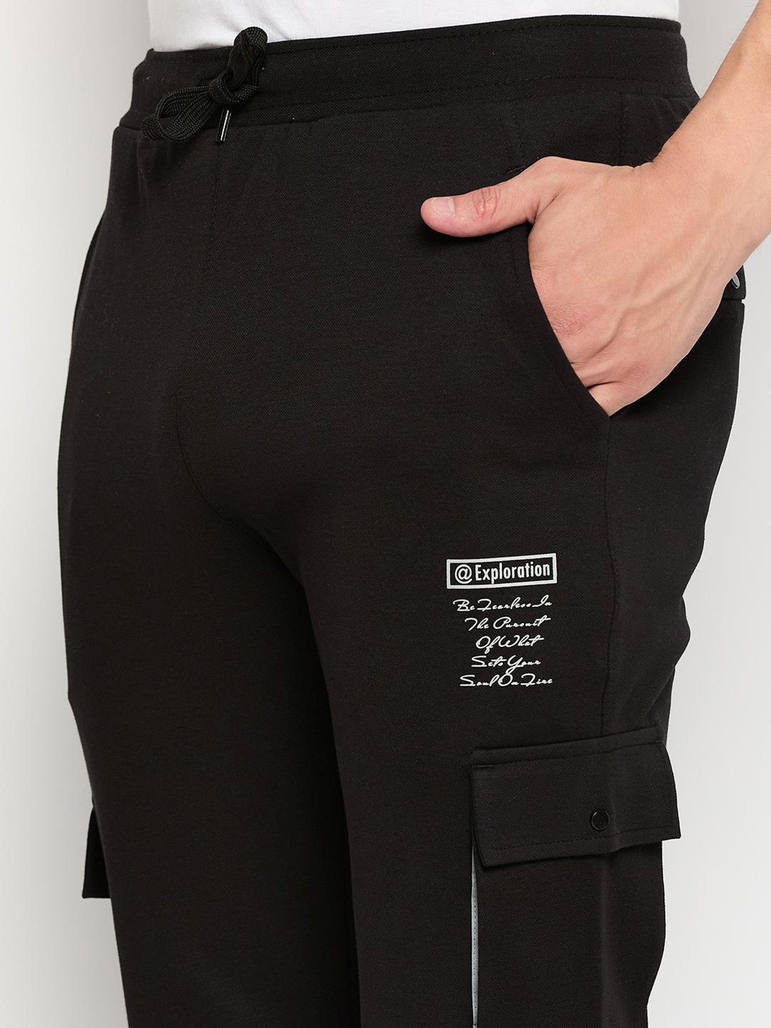 Basics Green Jogger Track Pant