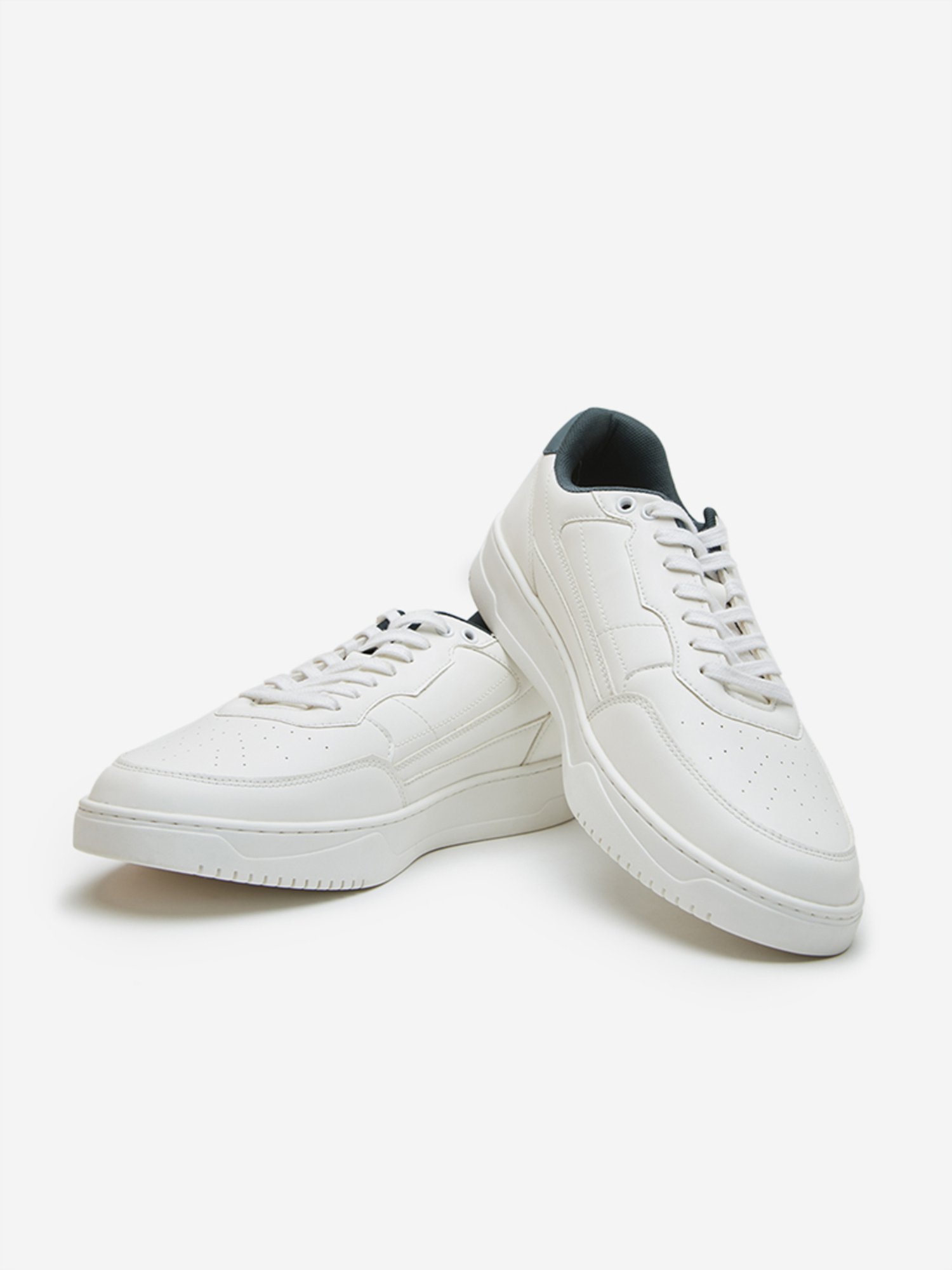 SOLEPLAY by Westside White Lace-Up Sneakers