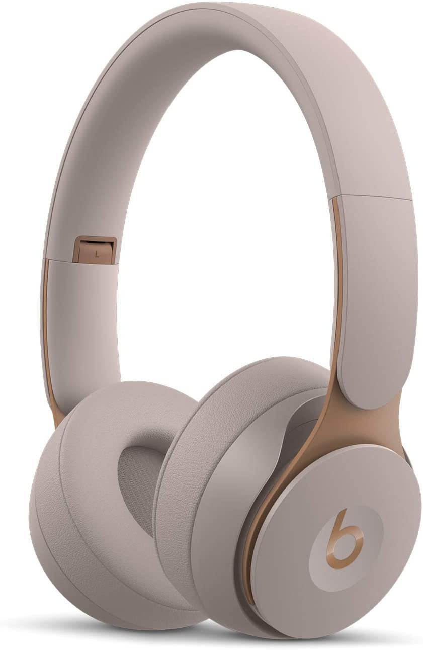 Beats Solo Pro Wireless Noise Cancelling On-Ear Headphones - Apple H1 Headphone Chip, Class 1 Bluetooth, 22 Hours of Listening Time, Built-in Microphone - Gray