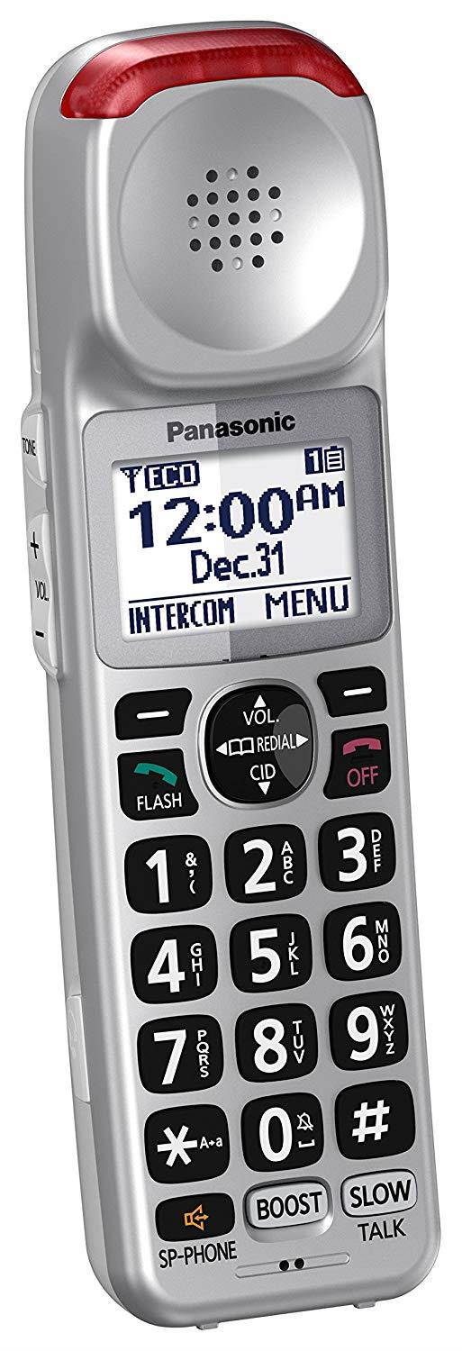 Panasonic KX-TGMA45S Amplified Additional Cordless Handset for KX-TGM450S, Silver