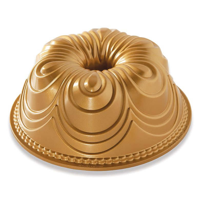 Fat Daddio's RMP-10 Anodized Aluminum Ring Mold Cake Baking Pan, 10 x 3.5 Inches