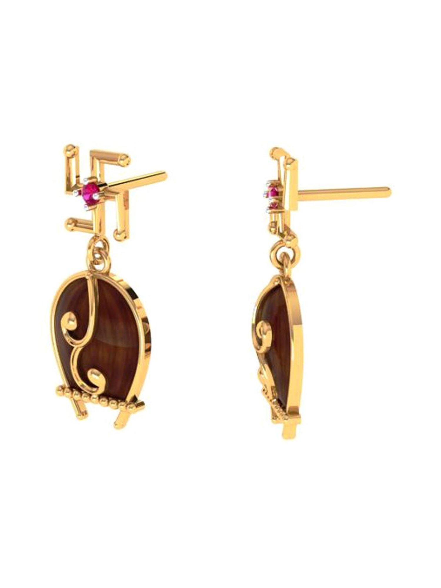P.C. Chandra Jewellers 22k Gold Earrings for Women