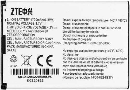 New OEM ZTE LI3717T42P3H654458 JetPack 890L 890 4G LTE WiFi Hot Spot Battery