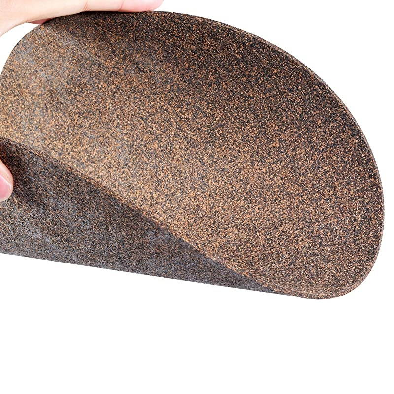 Hi-Fi Cork & Rubber Record Mat - 3mm thick for Universal to All LP(Brown)