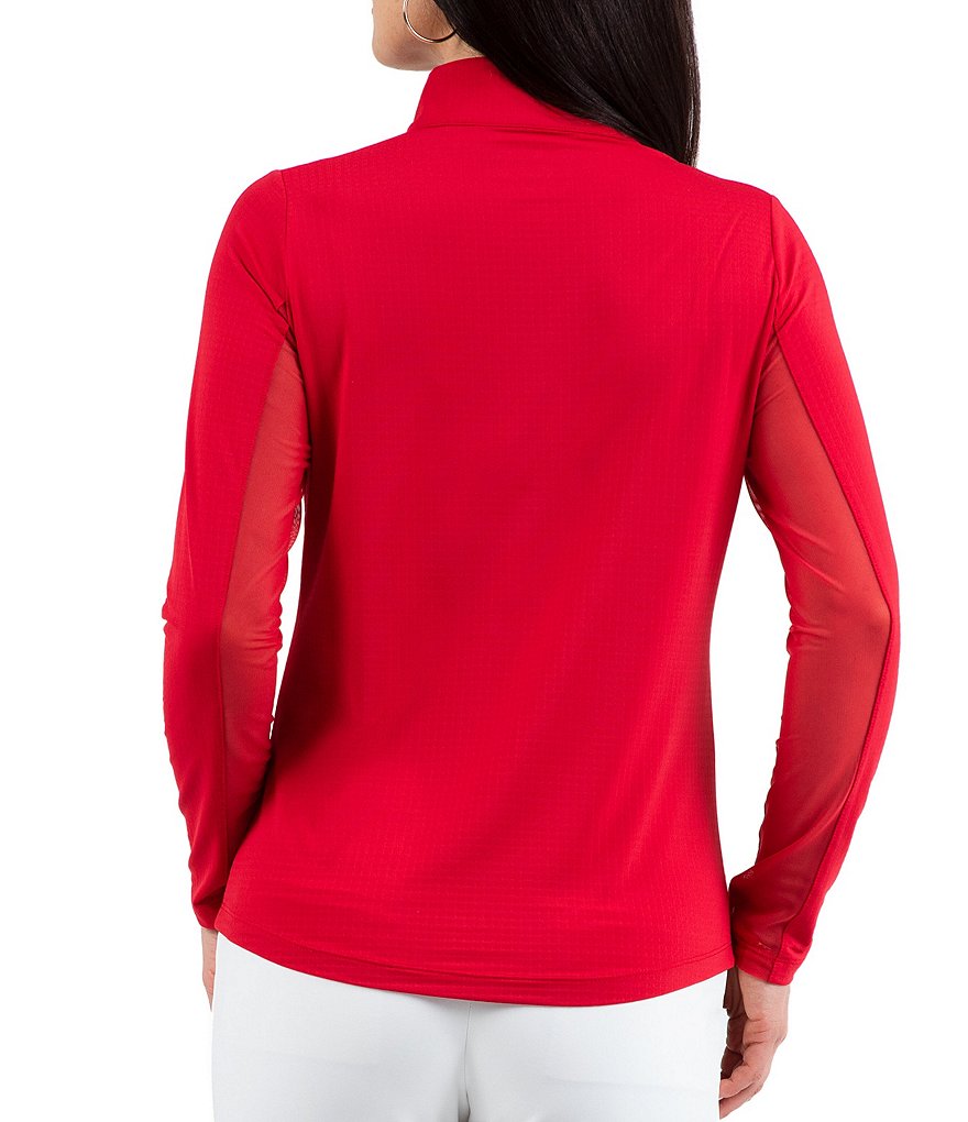 IBKUL Solid Long Sleeve Mock Neck Top