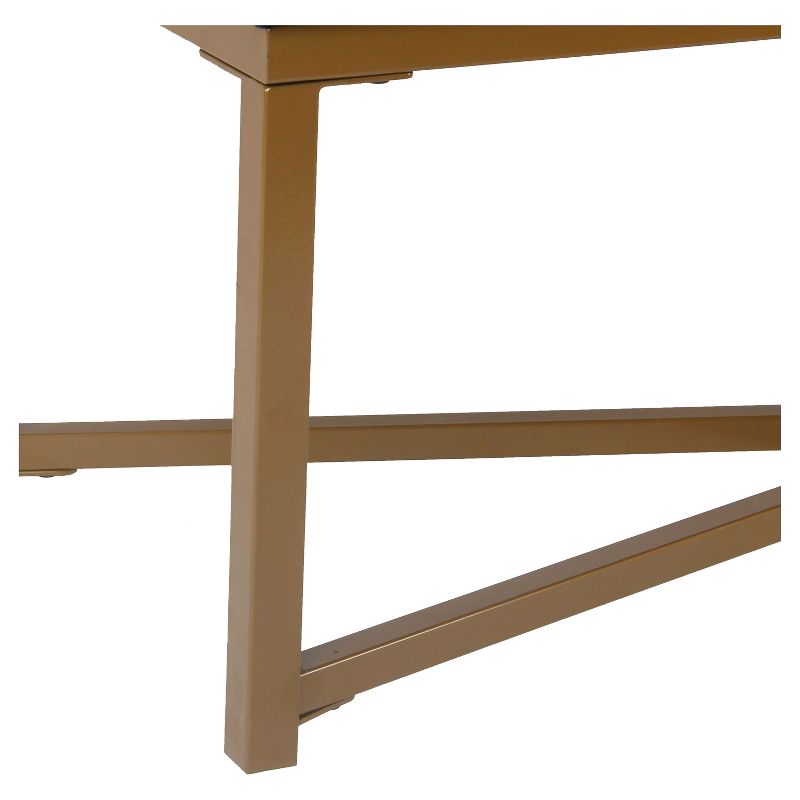 Velvet Rectangle Bench - Black - HomePop