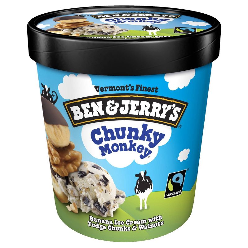 Ben & Jerry's Chunky Monkey Ice Cream - 16oz