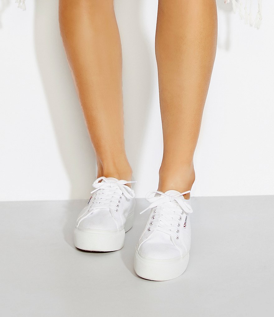 Superga Women's 2790 ACOTW Cotton Flatform Sneakers