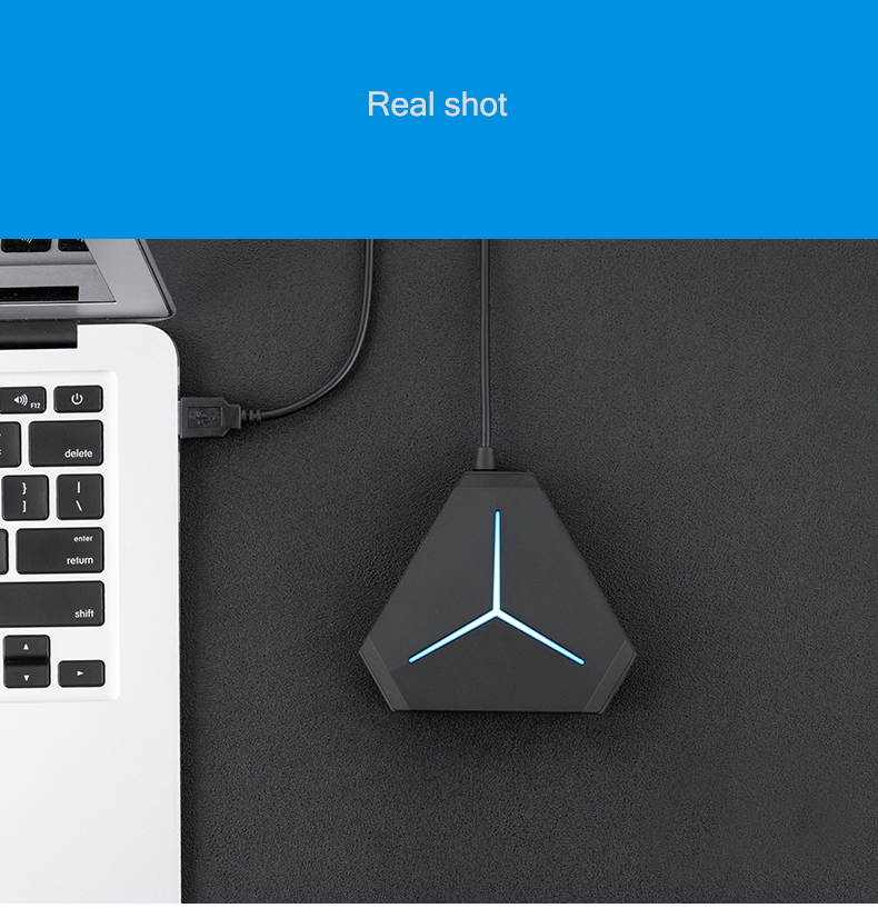 Jansicotek 6USB Hub, 6USB3.0 Data Hub Portable Super Speed Compatible for MacBook Air, Mac Mini, iMac Pro, Microsoft Surface, Ultrabooks with 3 FT Extension Cable USB Hub (Black)