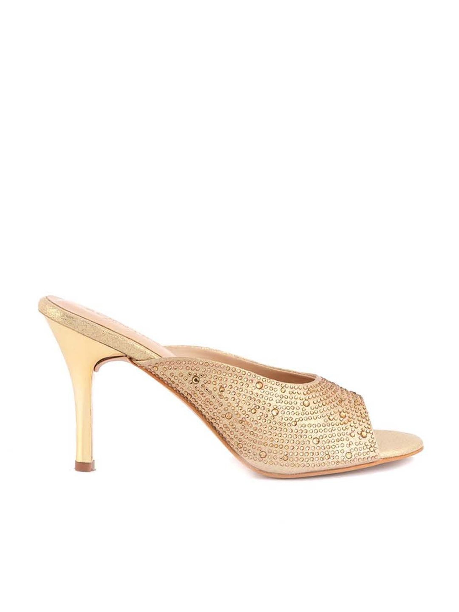 Scentra Women's Golden Casual Stilettos