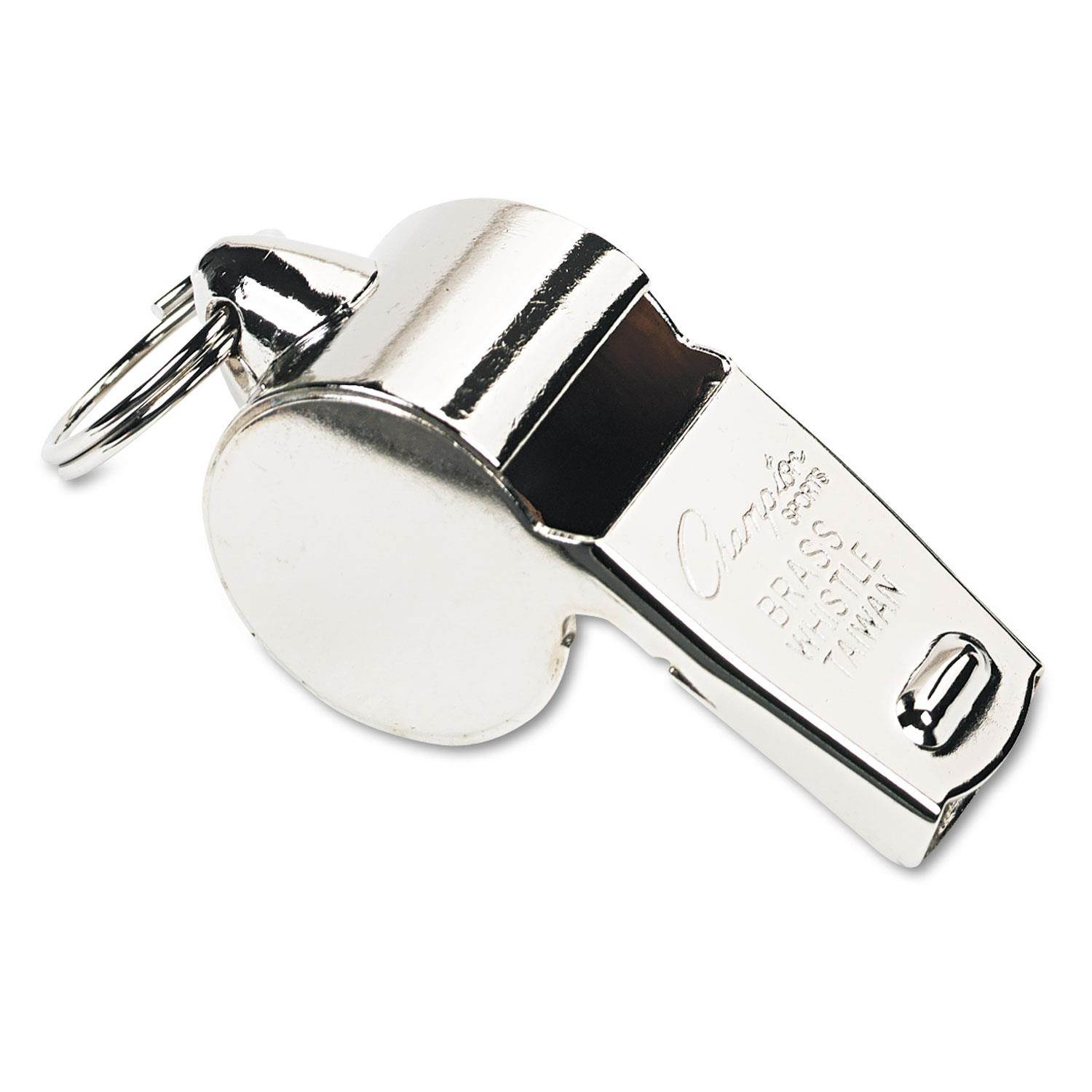 Champion Sports Heavyweight Metal Whistle