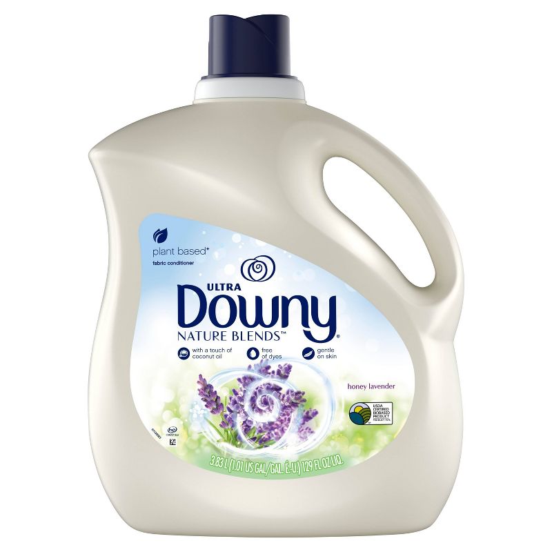 Downy Nature Blends Honey Lavender Liquid Fabric Conditioner - 129 fl oz
