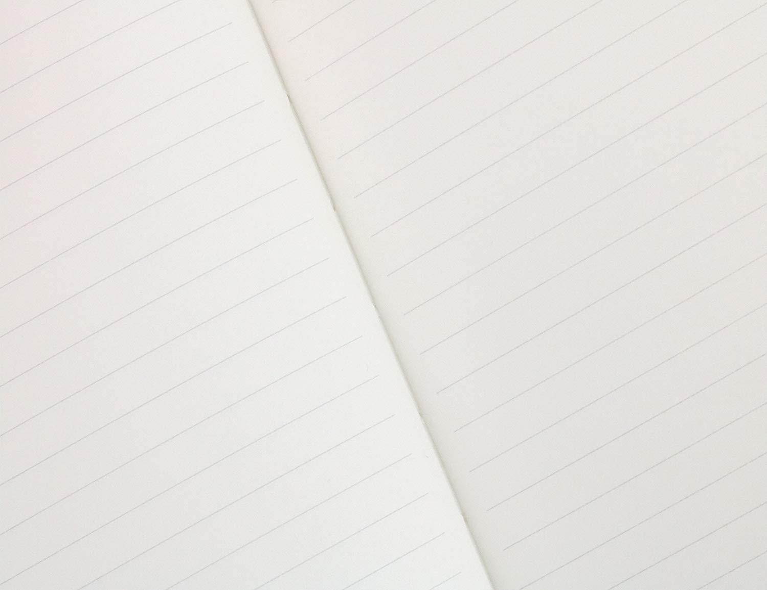 Miliko A5 Essential Series Softcover Ruled Notebook/Journal/Diary Set-8.27"x 5.67", 4 Unique Designed Notebooks per Pack(RULED)