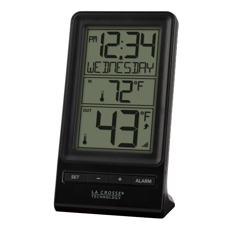 Wireless Temperature Station Black - La Crosse Technology