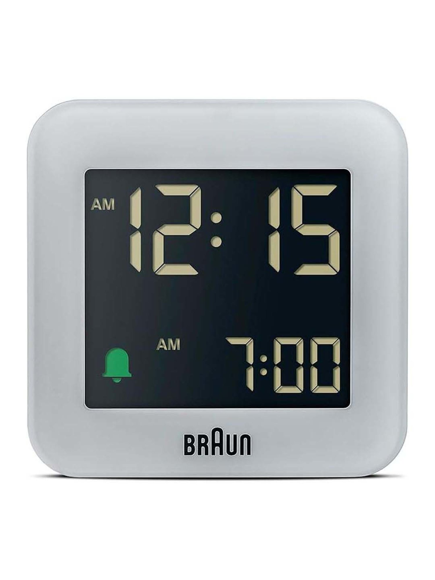 Braun Grey Classic Analog Wall Clock