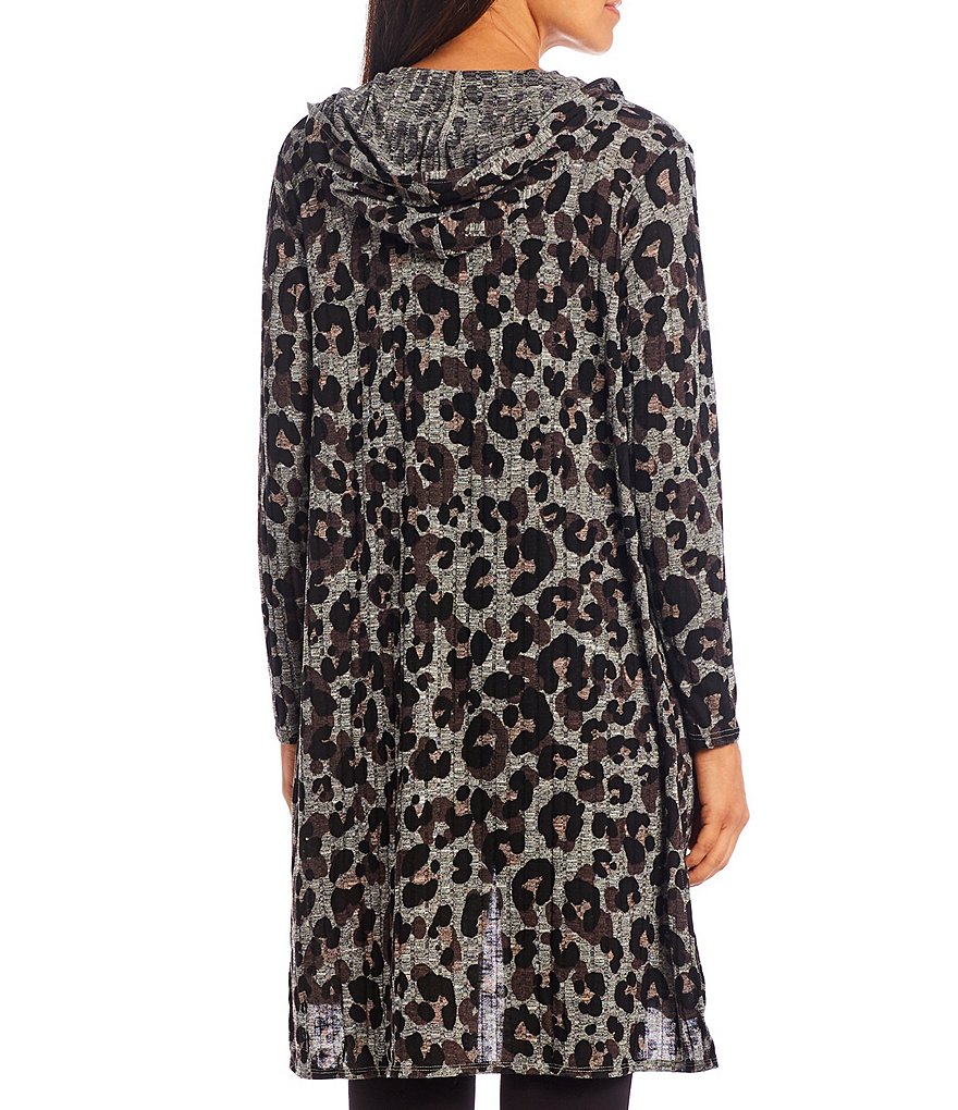 Caroline Rose Tissue Linen Bracelet Sleeve Shirt Jacket