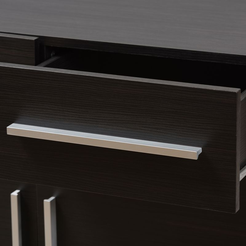 Carmel Sideboard Dark Brown/Black - Chique