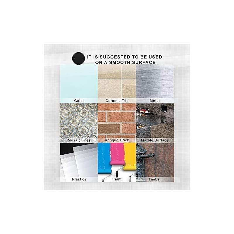 Fixate Sticky Gel Pad 5Pack AntiSlip Gel Pads to Stick on Car Dashboard Glass Mirrors Metal Tile Walls Kitchen Cabinets Strong Reusable