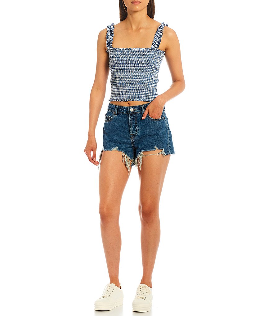Gianni Bini Jemma High Rise Denim Shorts