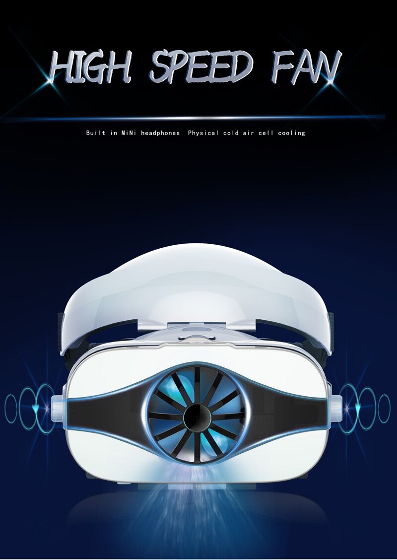 Viar Helmet 3D VR Glasses Virtual Reality Headset For iPhone Android Smartphone Google Casque Smart Phone 3 D Lenses Binoculars without  Box