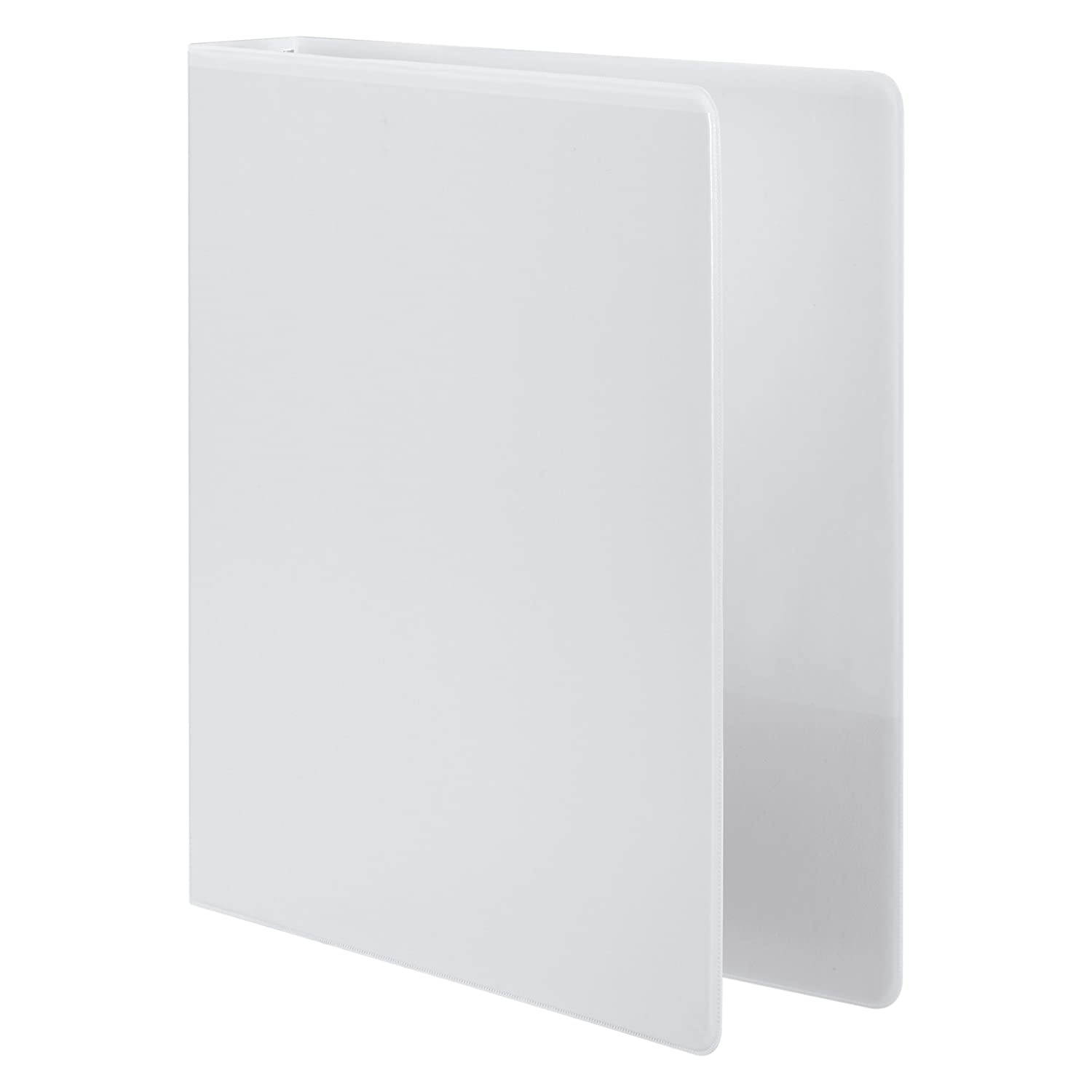 Wilson Jones Basic View Binder, Round Ring, 1 Inch, White