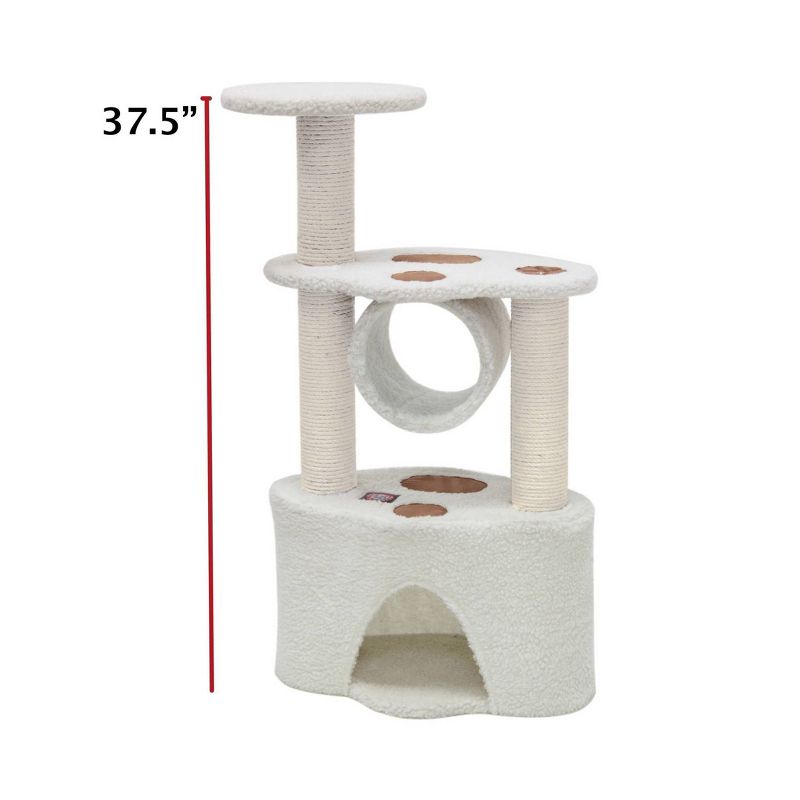 Hauspanther Step Perch Cat Scratcher - Espresso