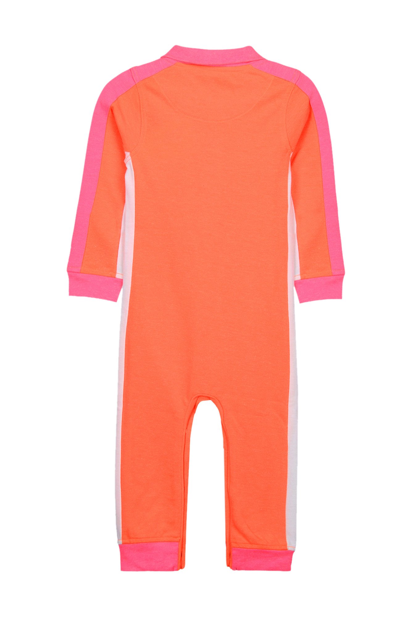 Cherry Crumble By Nitt Hyman Kids Orange Solid Bodysuit