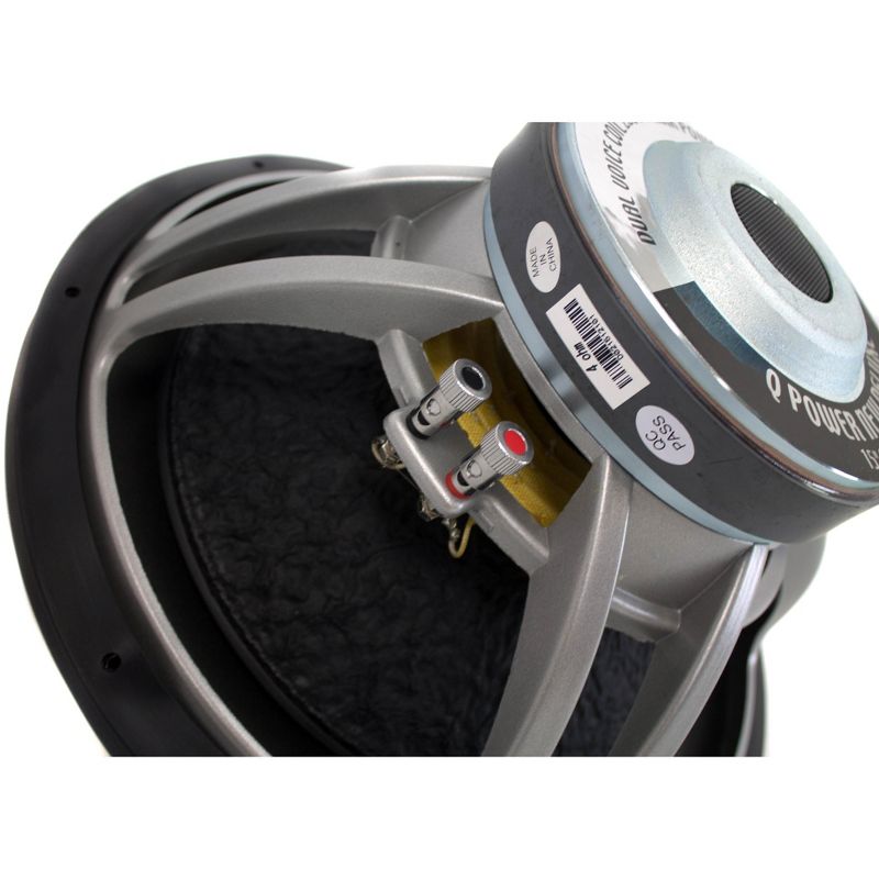 QPower QPF15 15" 2200W Deluxe Series DVC Car Audio Power Subwoofer Set, 4pk