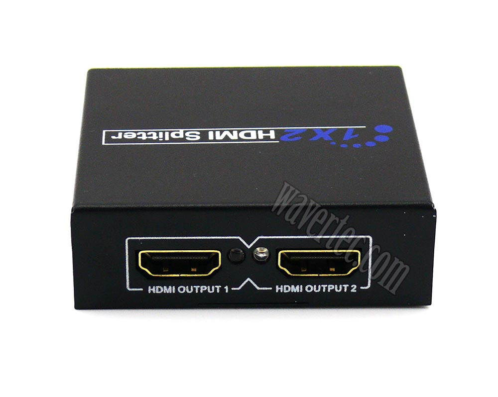 1 in 2 out HDMI 1.4 Splitter Box 1 to 2 Screen 1080P 3D HDCP Full HD Compatible with HDMI 1.3 Female to Female HDMI Hub Extender Connector 1x2 Switch Dual Screen OEM