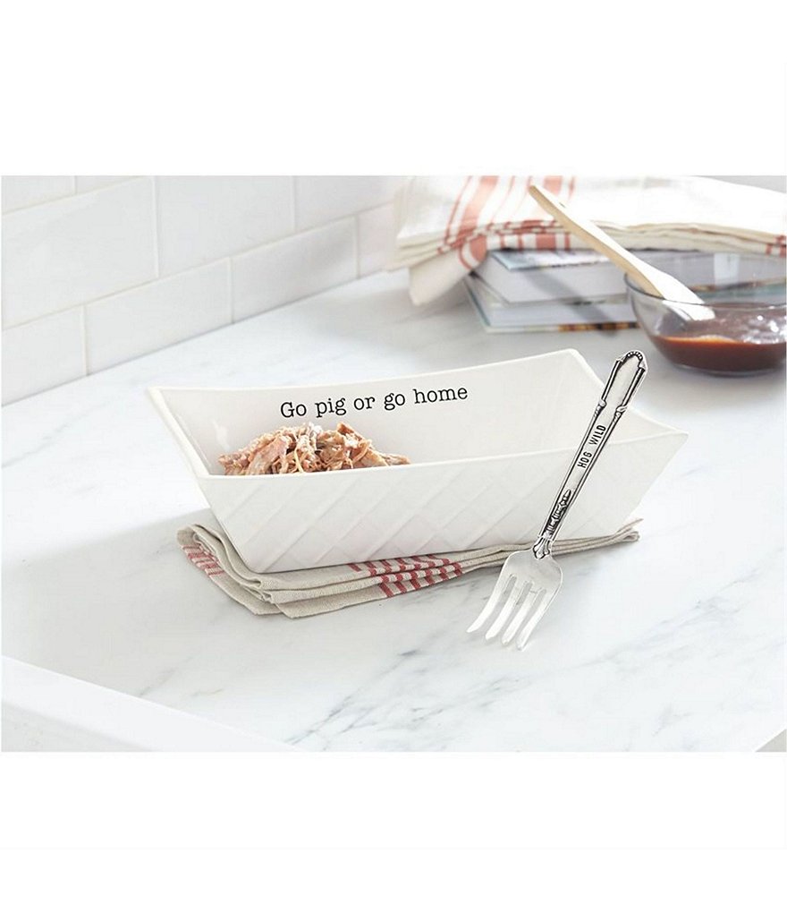 Mud Pie BBQ Serving Set