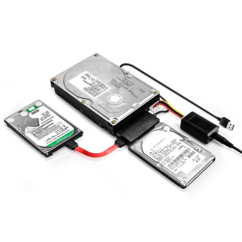 USB3.0 to IDE/SATA Interface Adapter Supports 2.5/3.5 Inch Universal Hard Disk Adapter