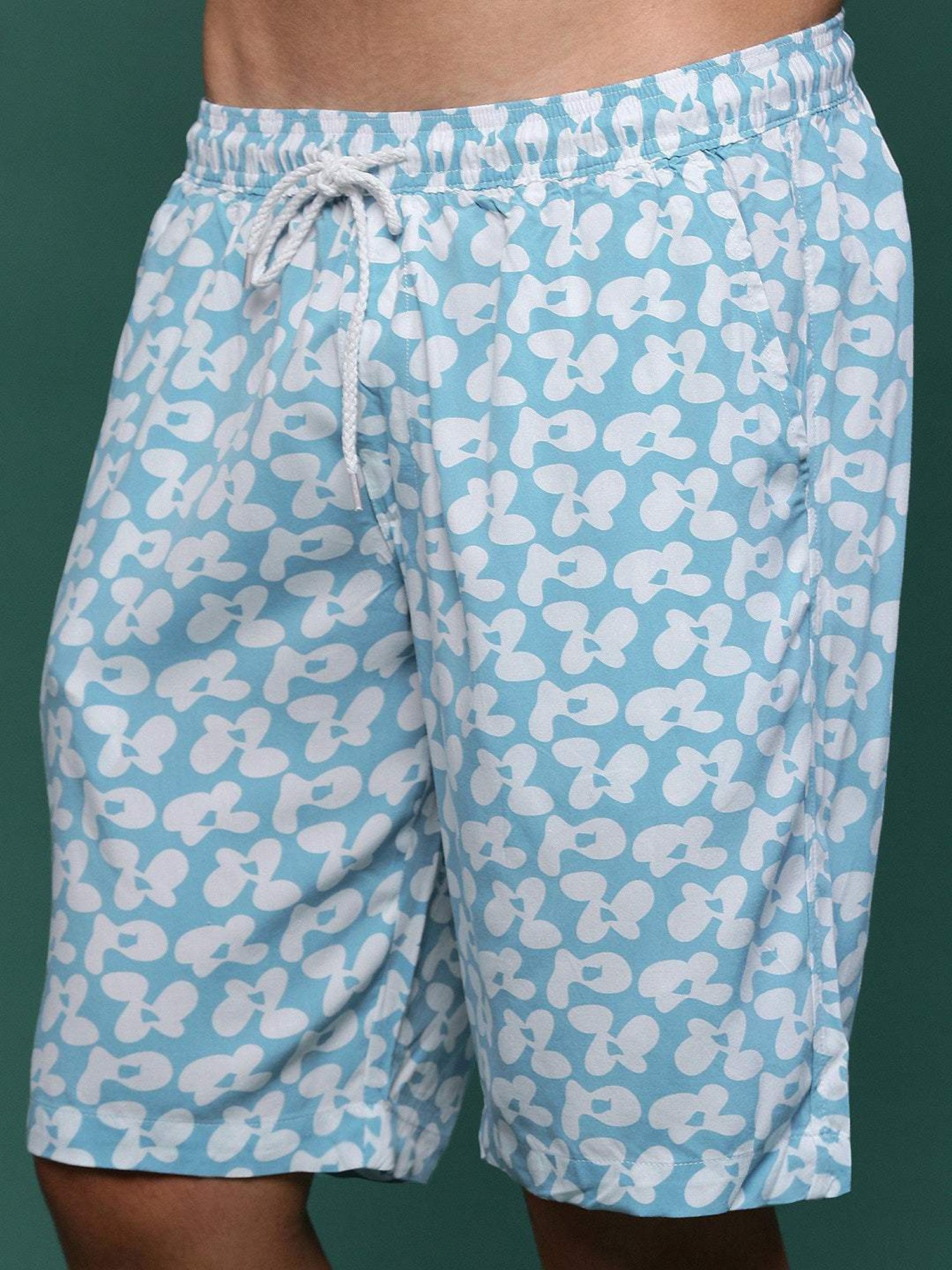 Spykar Blue Cotton Slim Fit Checks Shirt