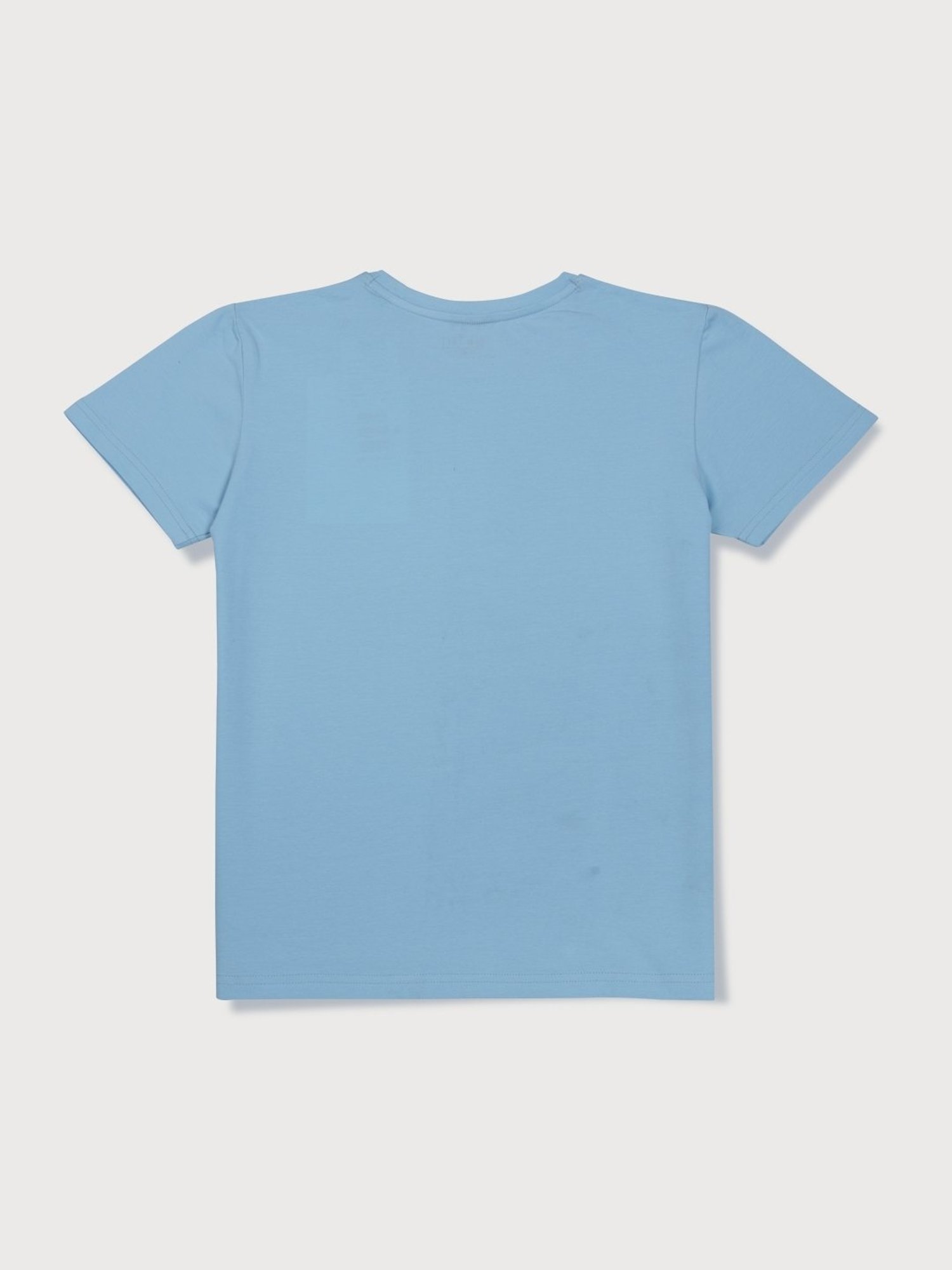 Palm Tree Kids Blue Printed T-Shirt